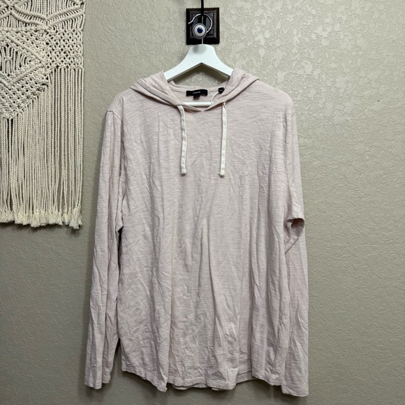 Vince Other - Mens Vince lightweight Pullover Lightweight Hoodie Pink Size XL